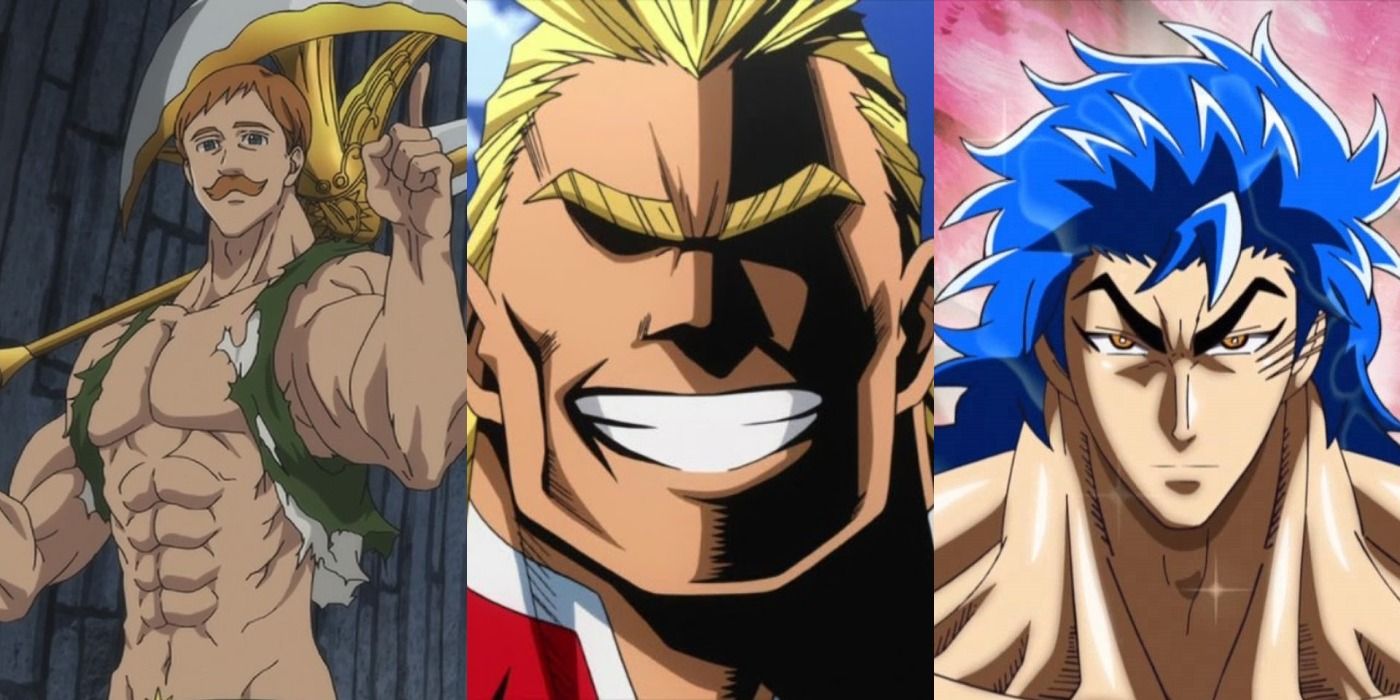Escanor, All Might, and Toriko