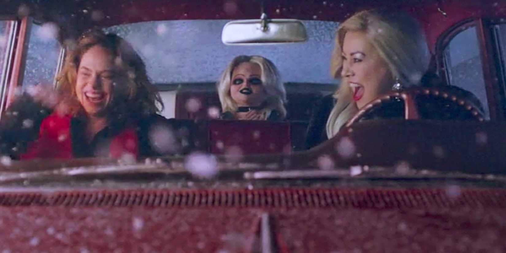 Fiona Dourif as Nica Pierce AKA Chucky and Jennifer Tilly as Tiffany Valentine in Cult of Chucky