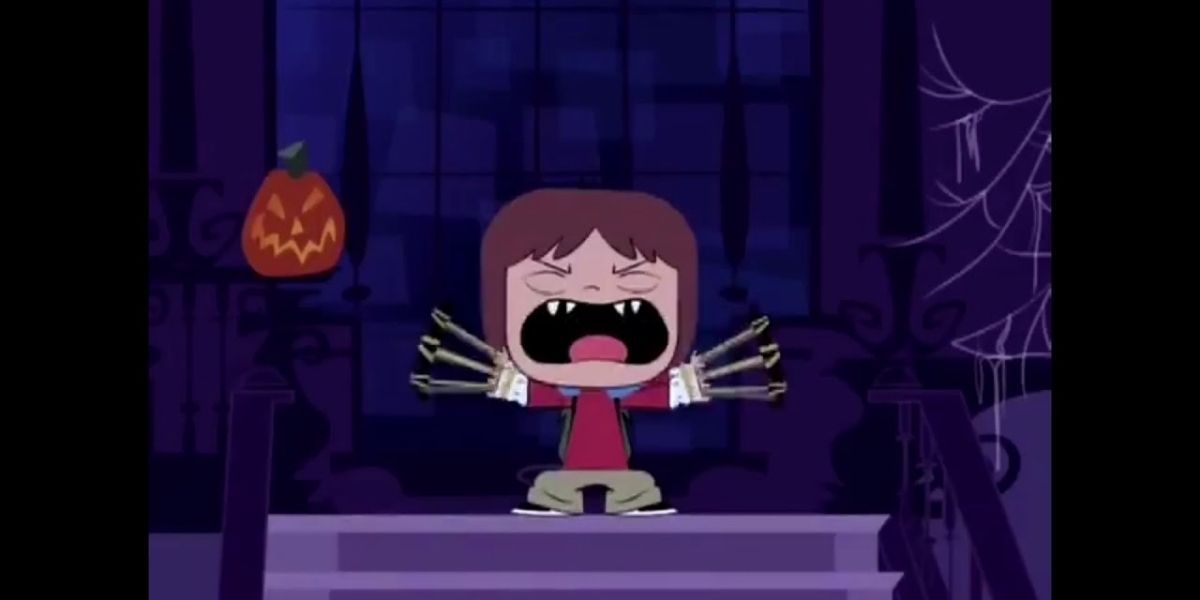 Mac experiencing a sugar rush in Foster's Home For Imaginary Friends: 