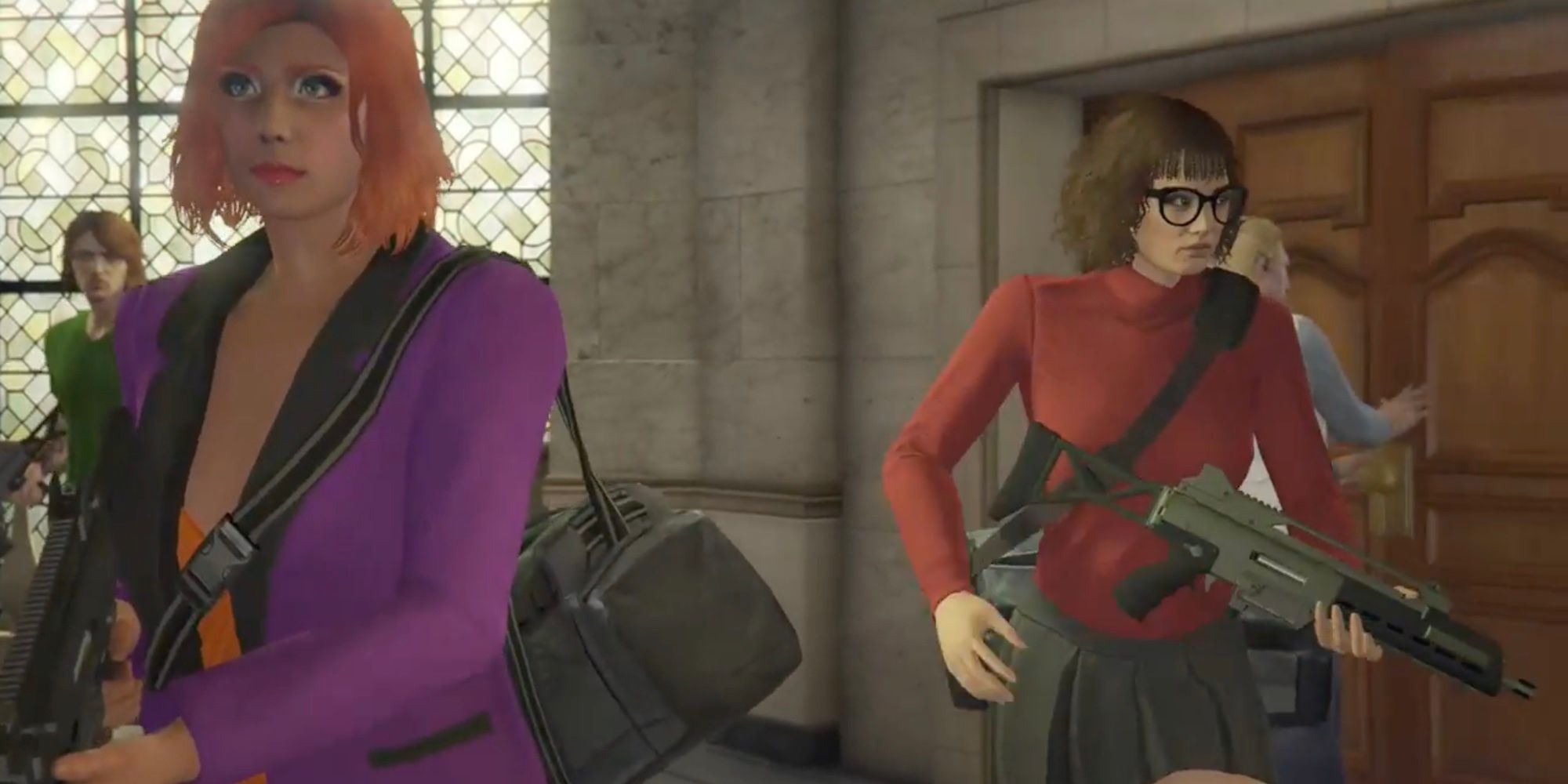 GTA Online Player Executes A Bank Robbery With Scooby-Doo Characters