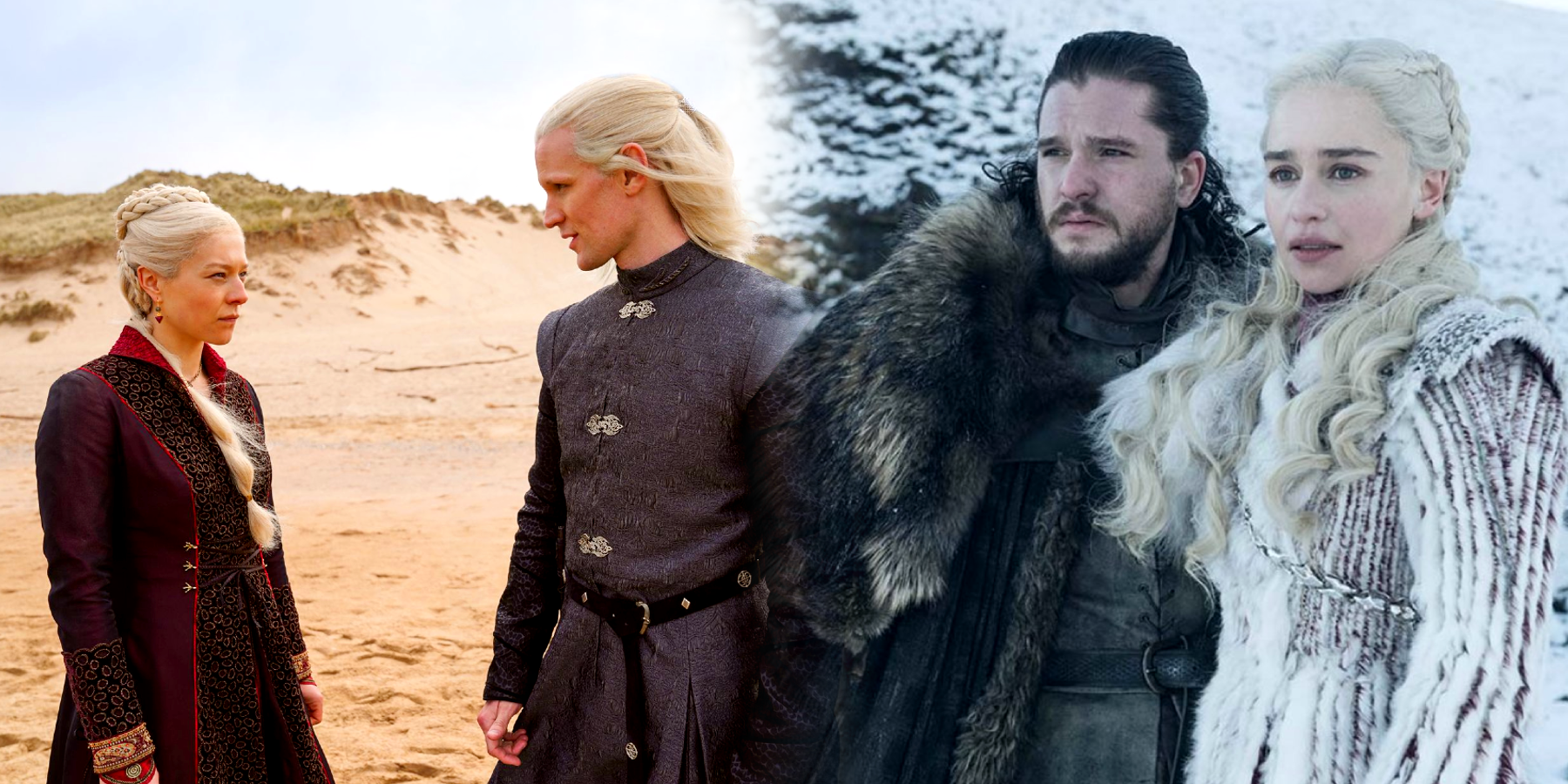 House of The Dragon vs. Game of Thrones : le jeu des sept différences