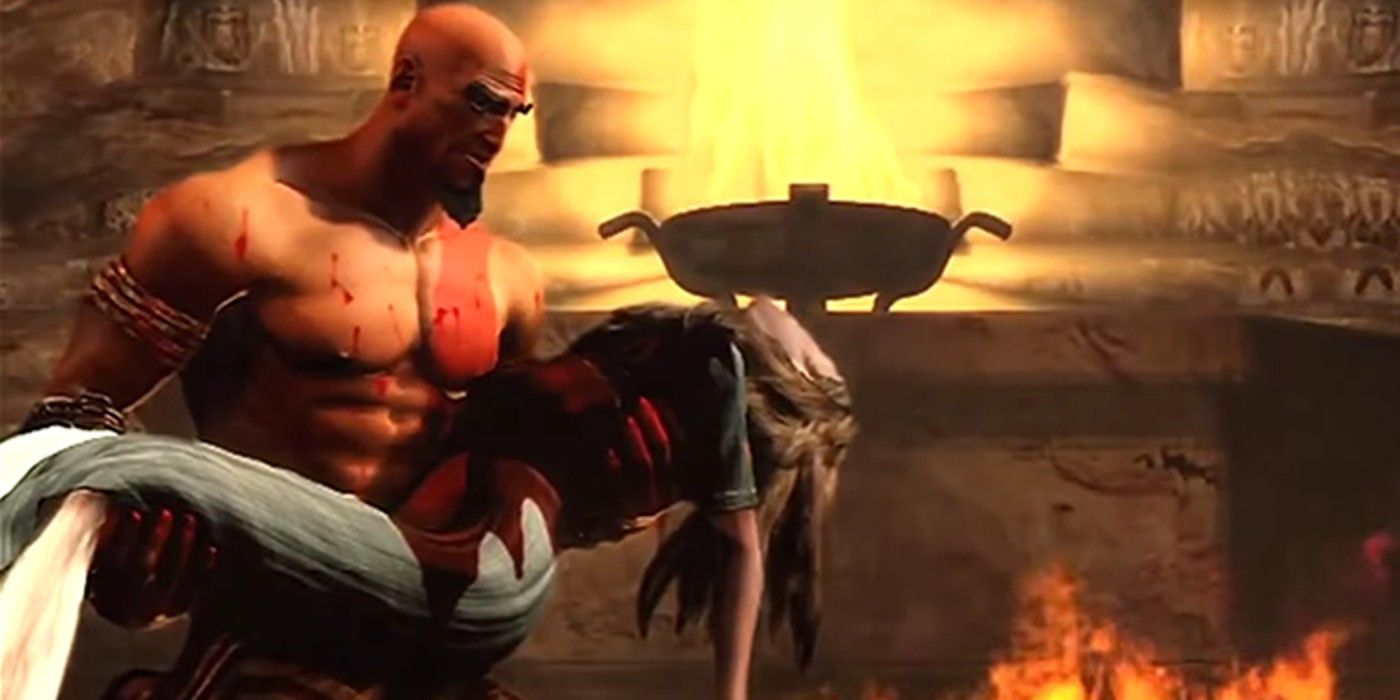 God Of War Kratos Murders Civilians