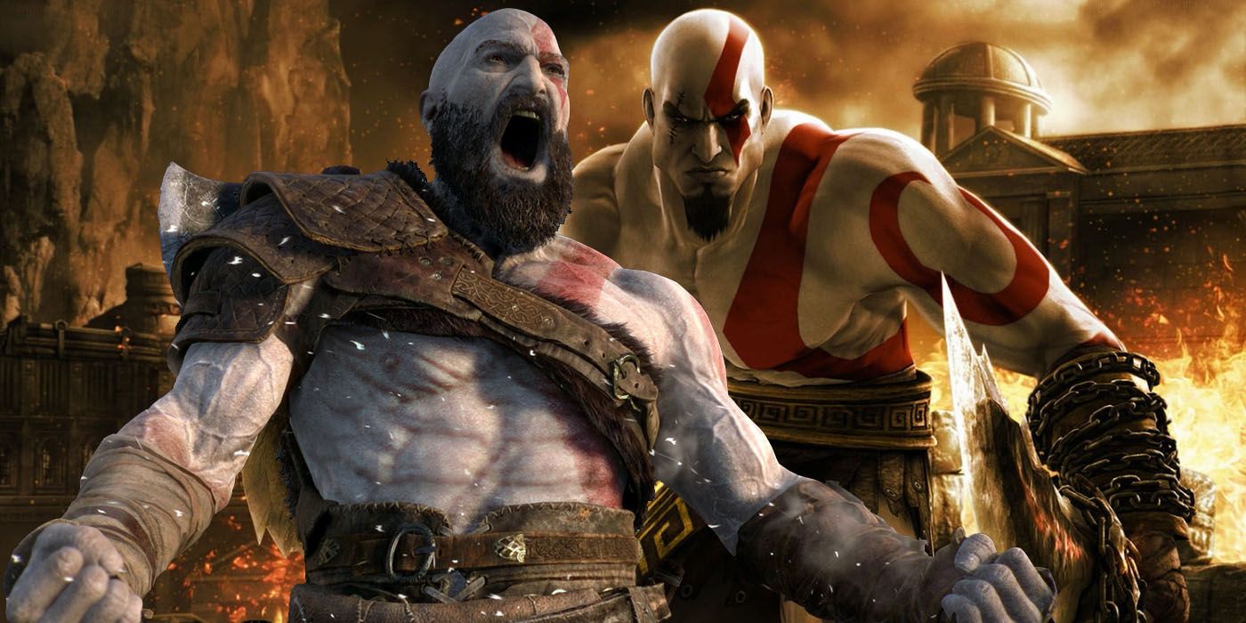 God Of War Old Kratos Vs. New Kratos