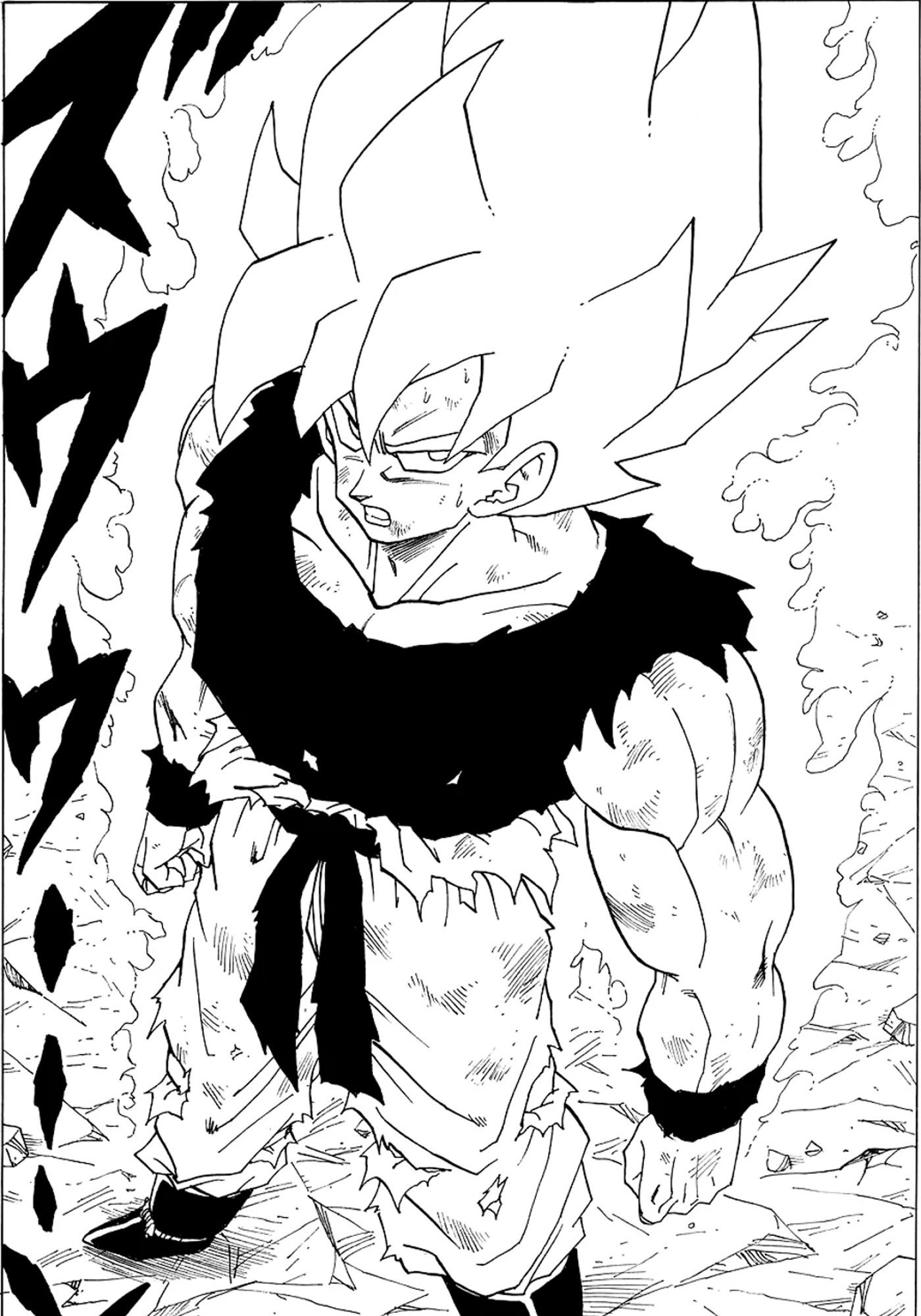 Goku Super Saiyan Manga