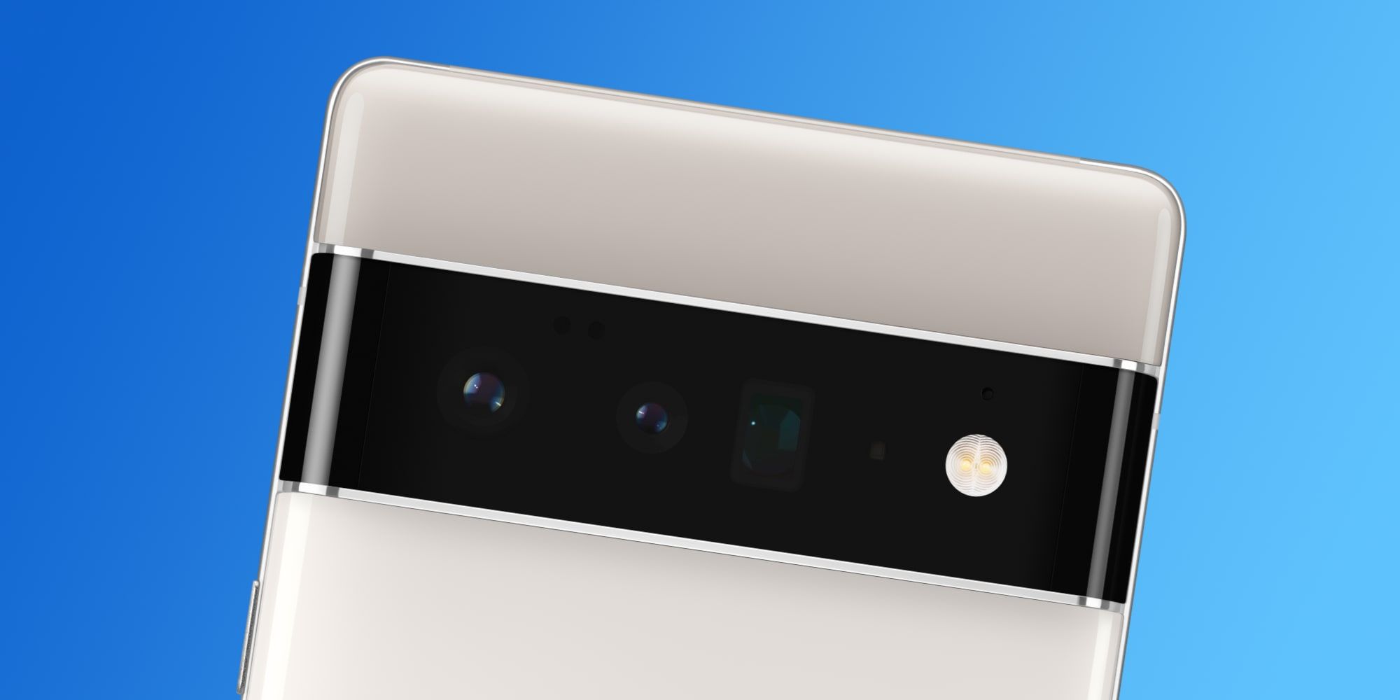 Google Pixel 6 Pro Camera Bar Closeup
