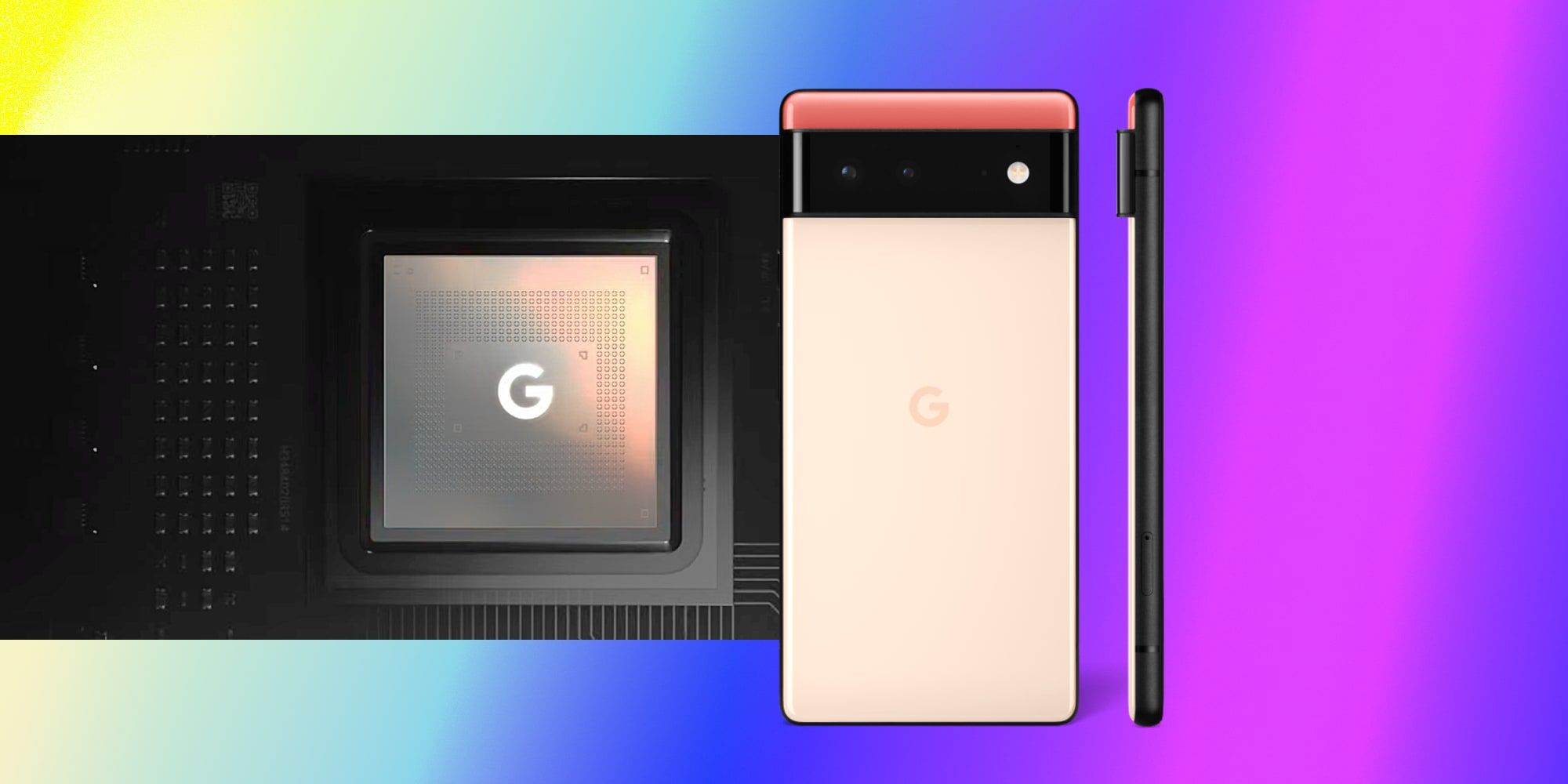Google Pixel 6 Sunny Color And Tensor Chip