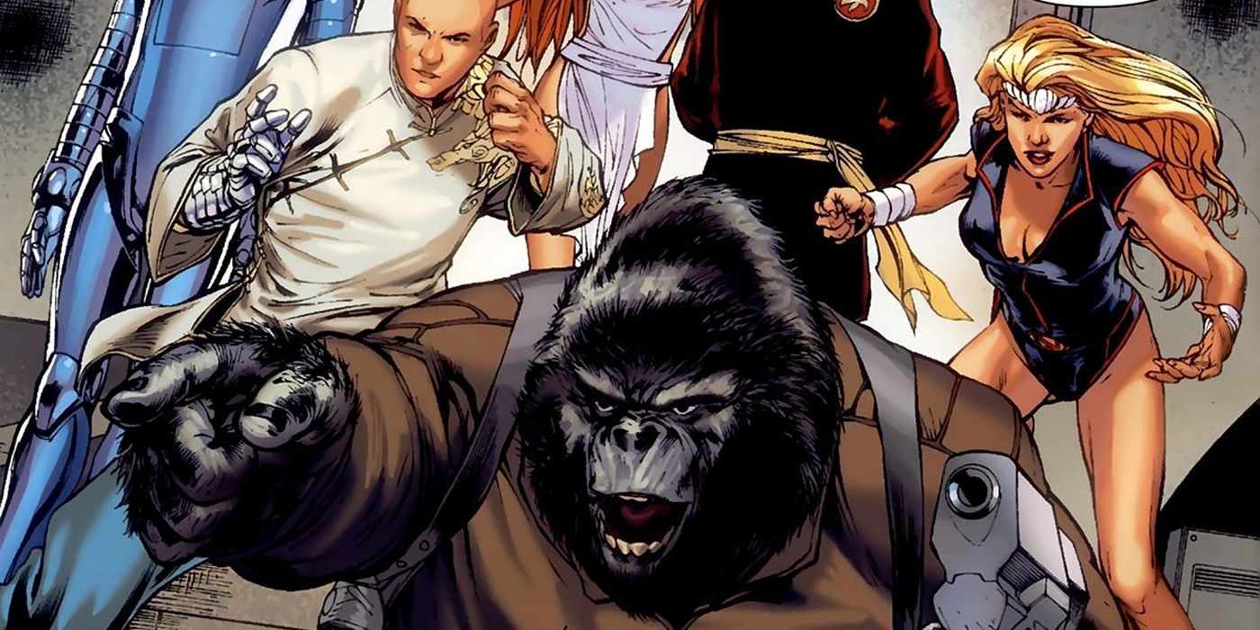 Gorilla-Man in action with Agents of Atlas.