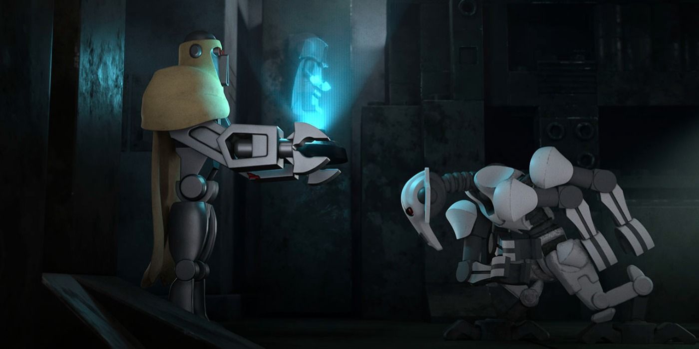 Grievous gets assigned a mission to retrieve the lightsaber of Scardont in LEGO Star Wars Terrifying Tales