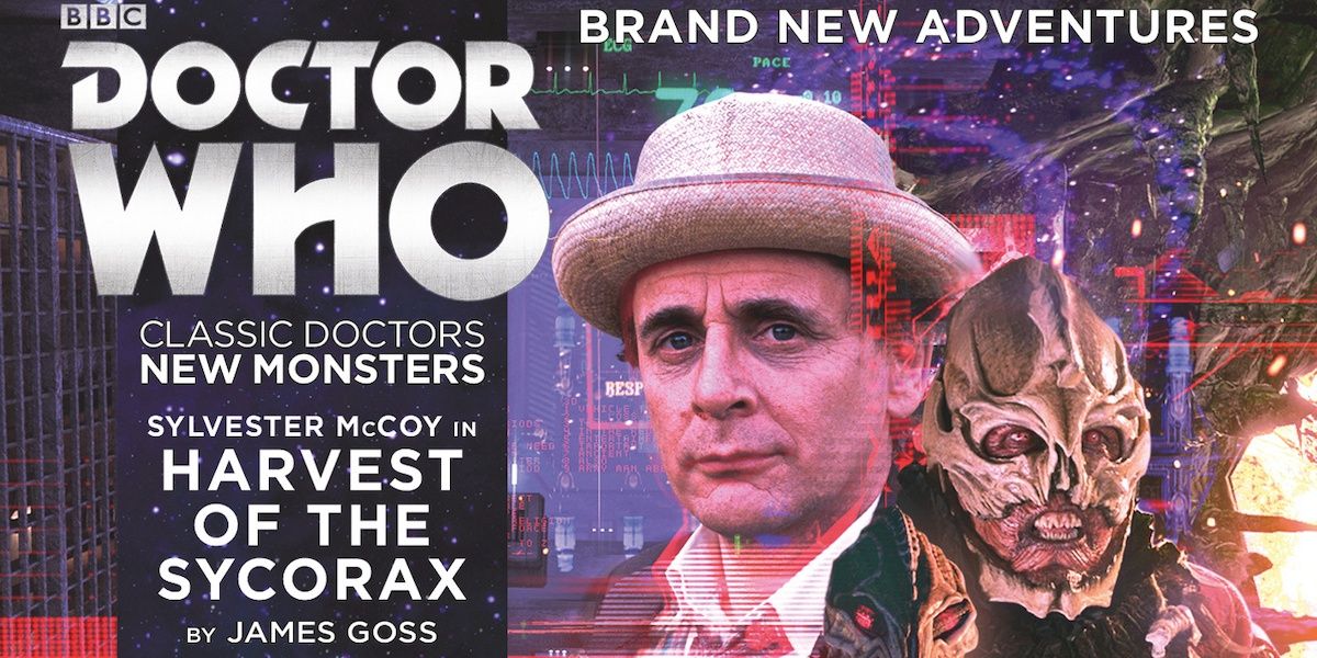 The Seventh Doctor and a Sycorax on the cover of Harvest Of The Sycorax