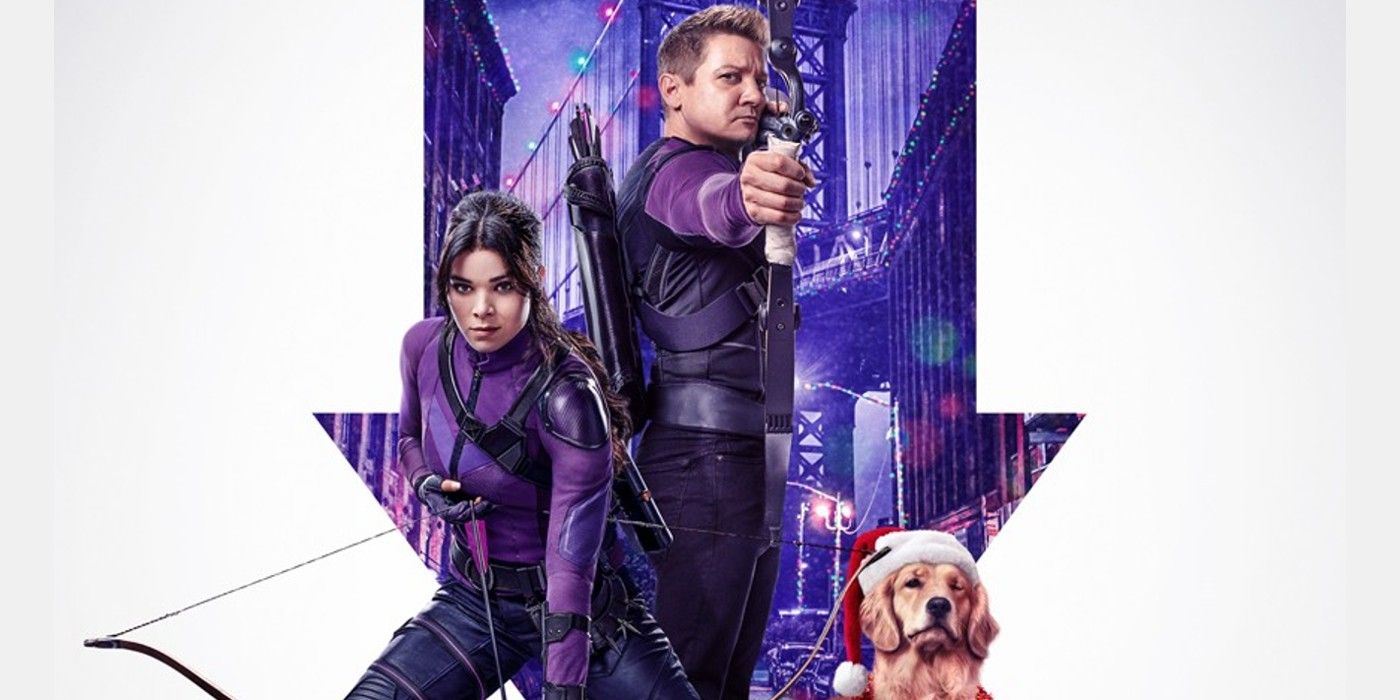 Hawkeye official poster Clint Kate Pizza Dog