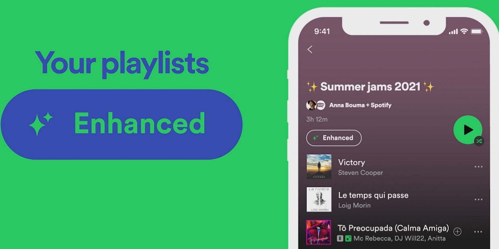 Turn On Enhanced & Spotify Will Improve Your Boring Playlists For You