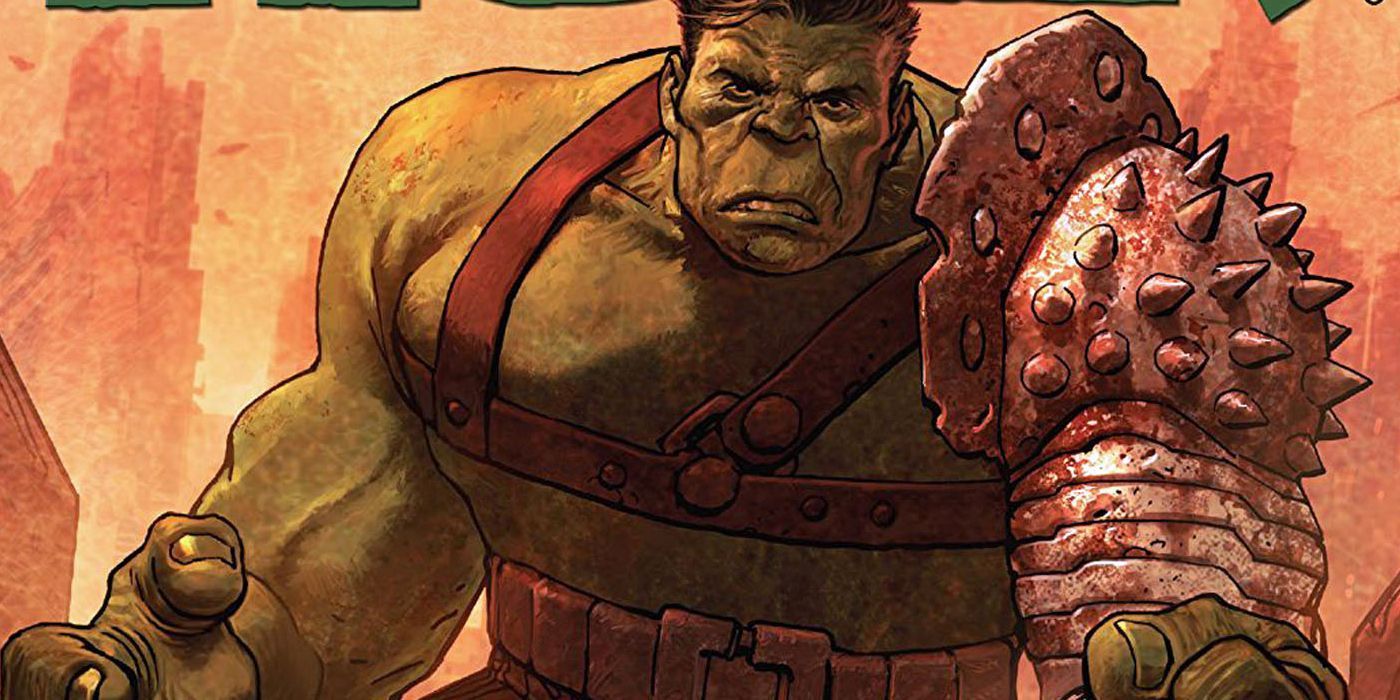 Hulk as the hero in Planet Hulk comic books.