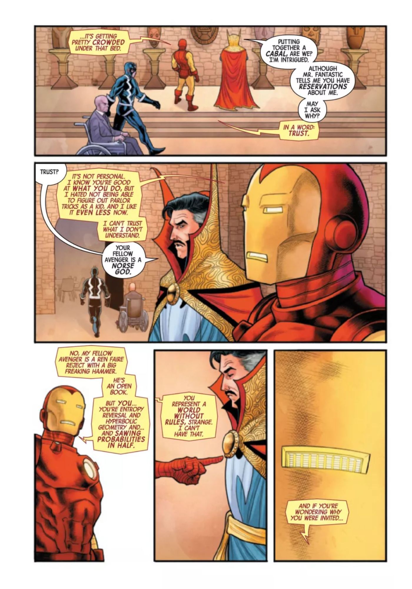 Marvel Comics Reveals Why Iron Man Didnt Trust Doctor Strange