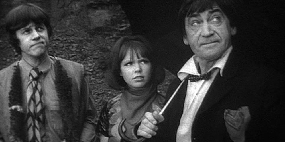 Jamie and Zoe with Second Doctor in Doctor Who