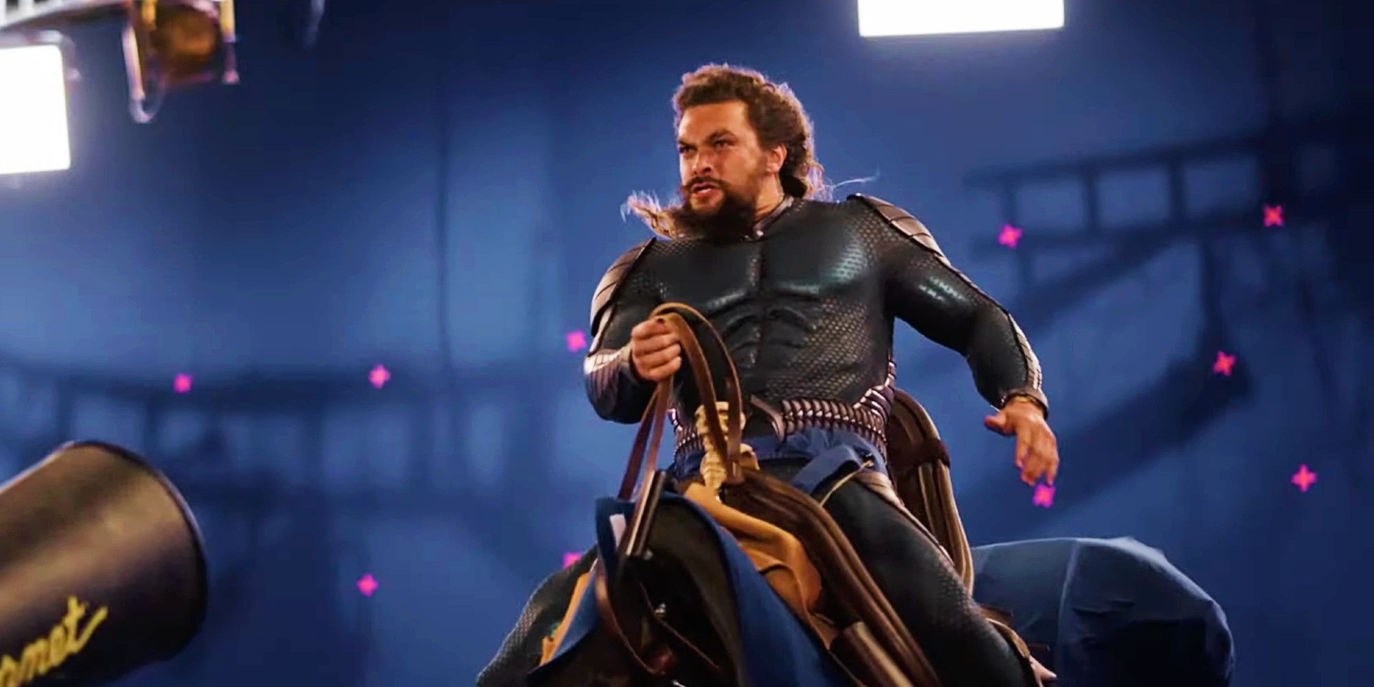 Jason Momoa filming Aquaman and the Lost Kingdom