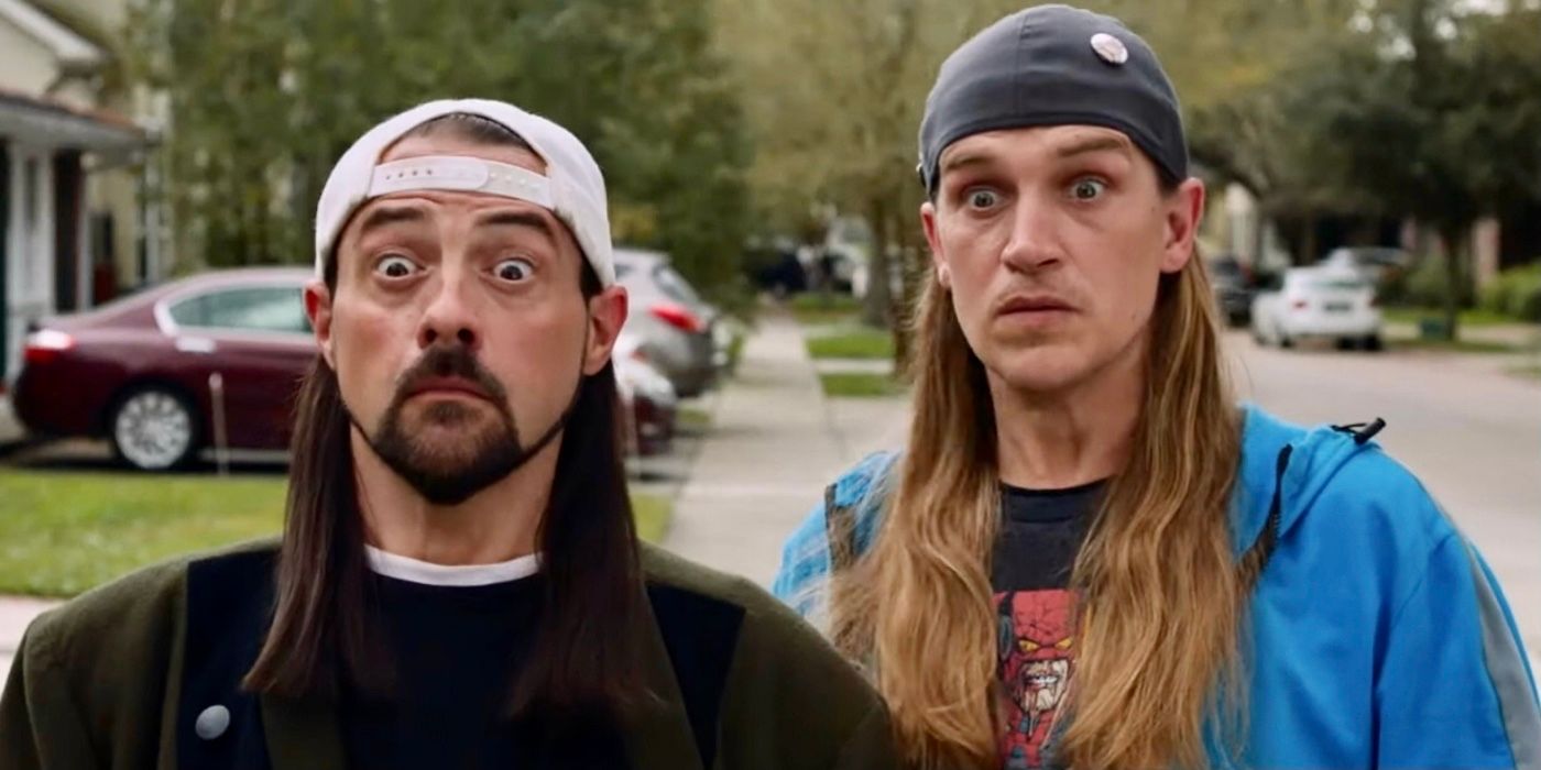 Jay and Silent Bob look shocked in Jay and Silent Bob Reboot