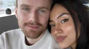 Jesse Meester and Jeniffer Tarazona from 90 Day: The Single Life in romantic Instagram selfie
