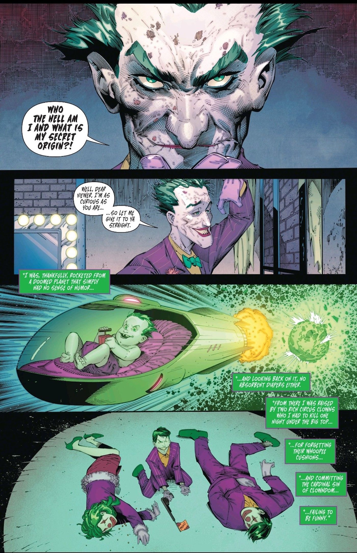 Joker’s Weirdest Origin Made Him A Clown Superman