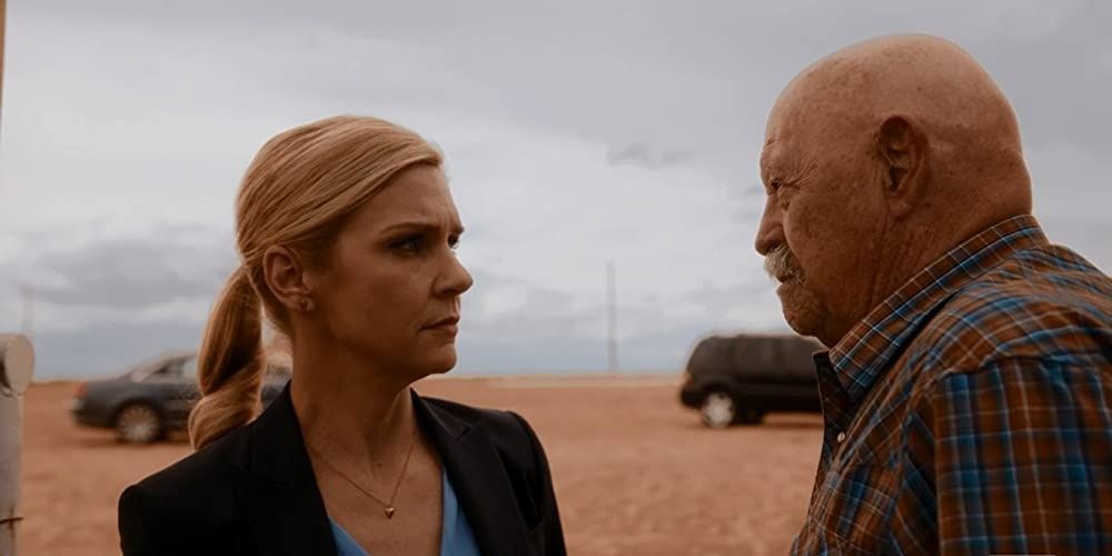 Kim gives Acker a dressing down for refusing to sell his land in Better Call Saul