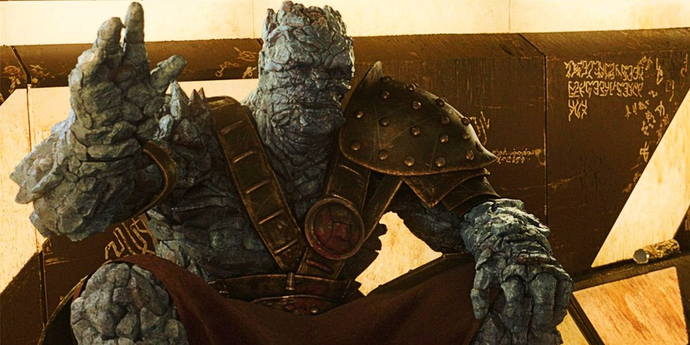 Korg waving in Thor Ragnarok