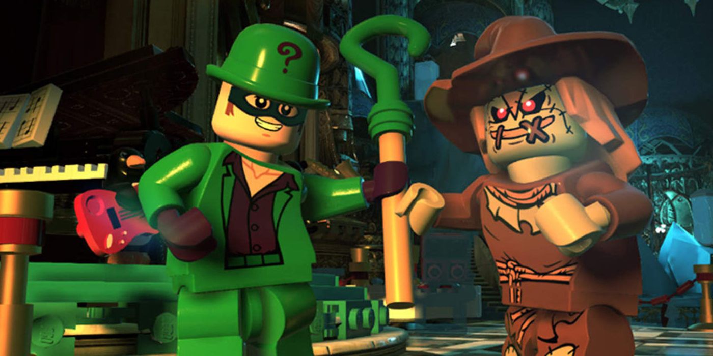 Scarecrow and Riddler in Lego DC Super Villains