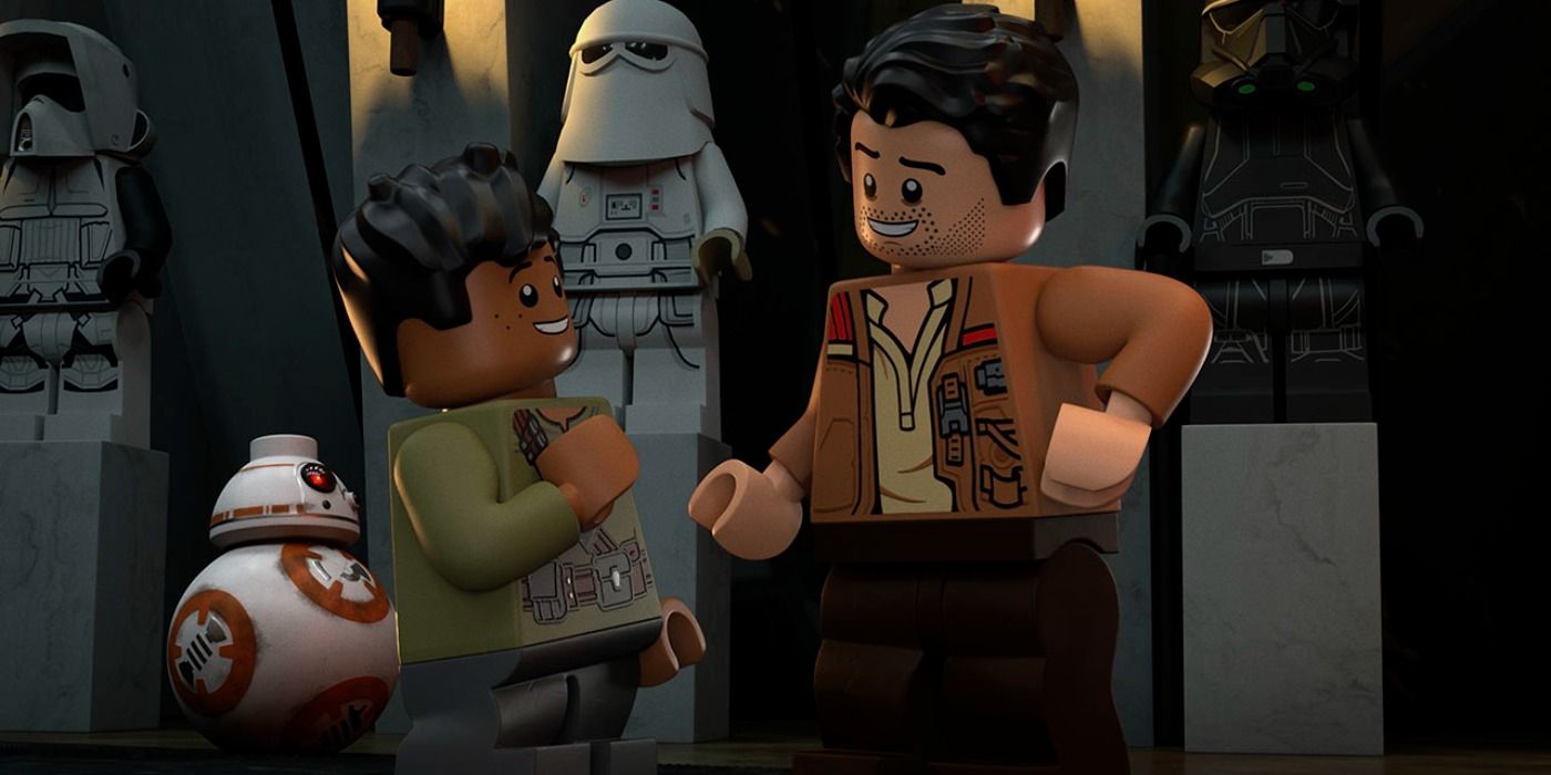 Poe and BB-8 meet Dean in LEGO Star Wars Terrifying Tales