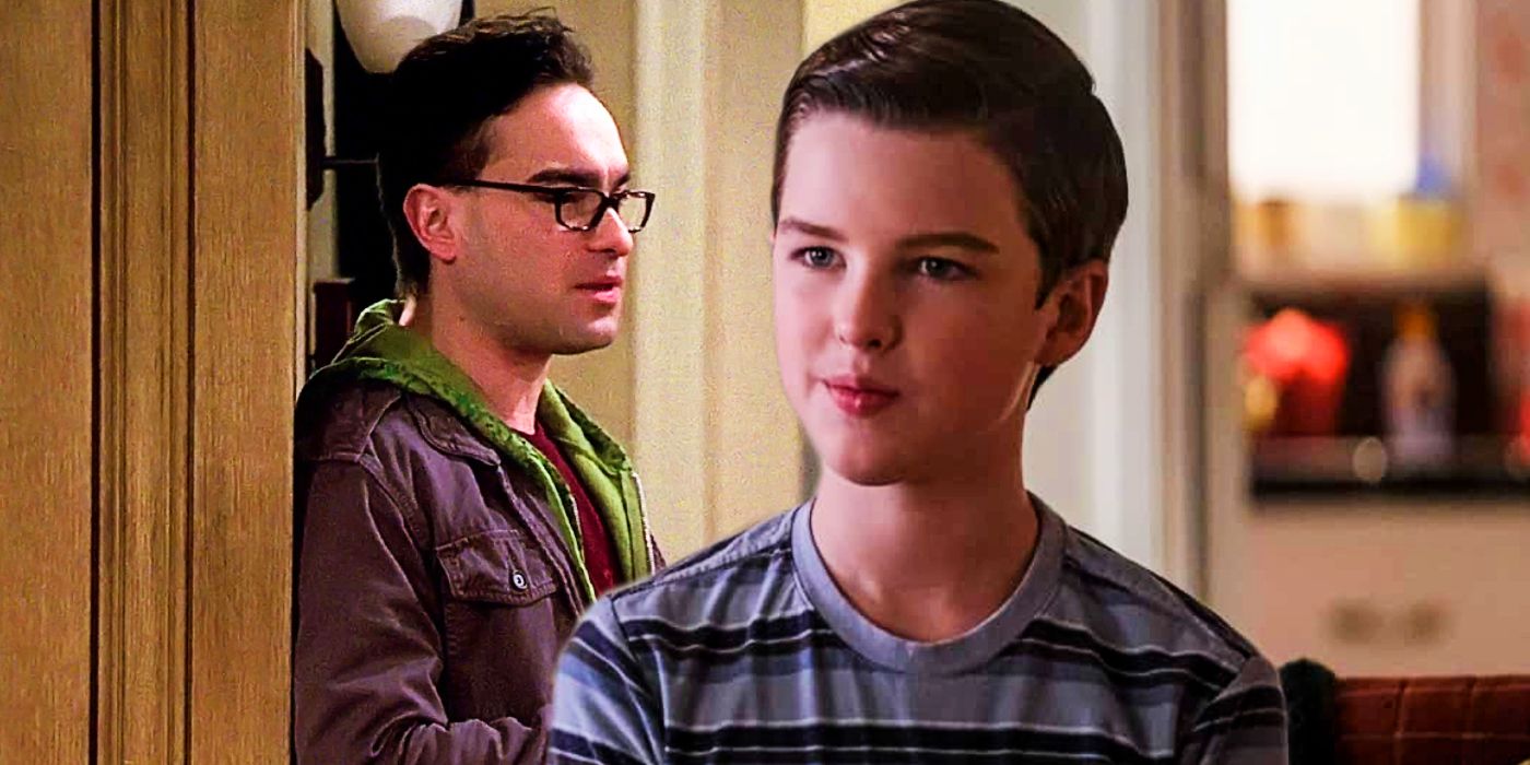 Leonard in Big Bang Theory and Sheldon in Young Sheldon