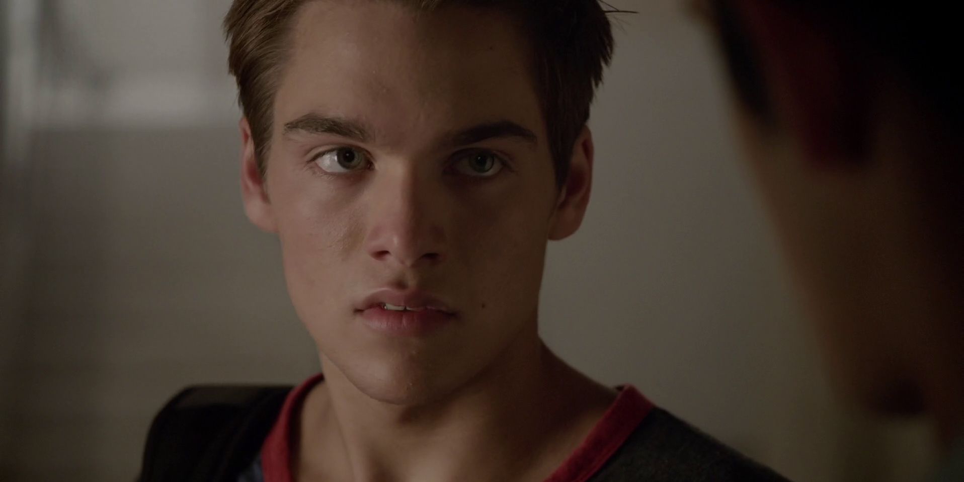Liam looking angry in Teen Wolf.