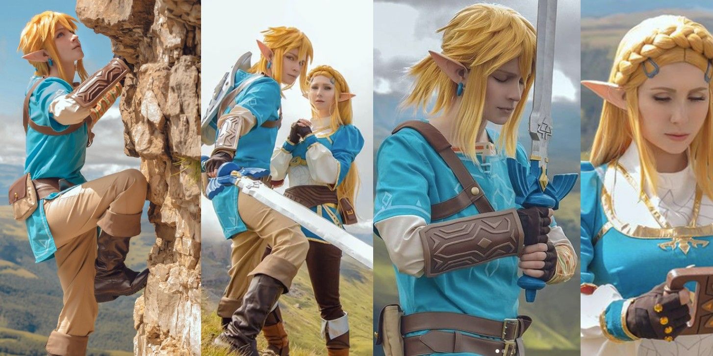 Link and Zelda BOTW Cosplay