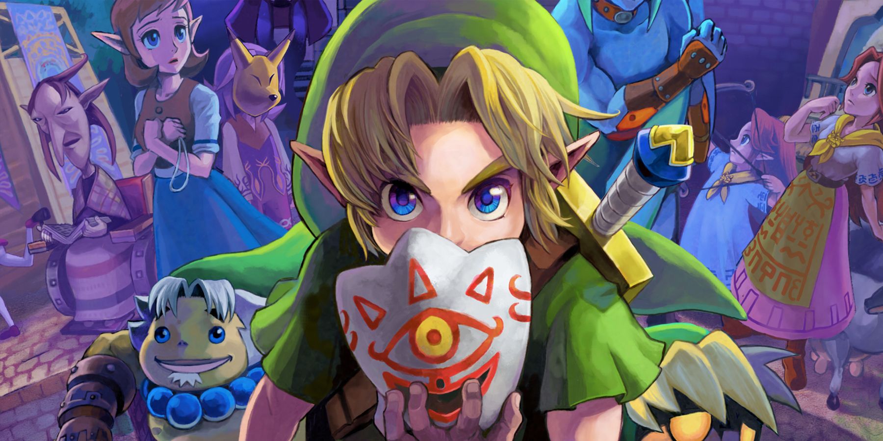 Link in Ocarina of Time and Majora's Mask