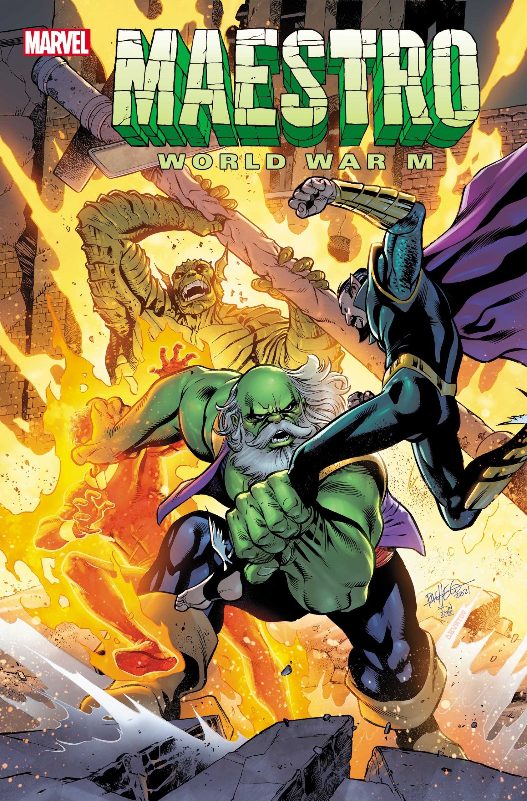 Maestro fighting Namor and Abomination
