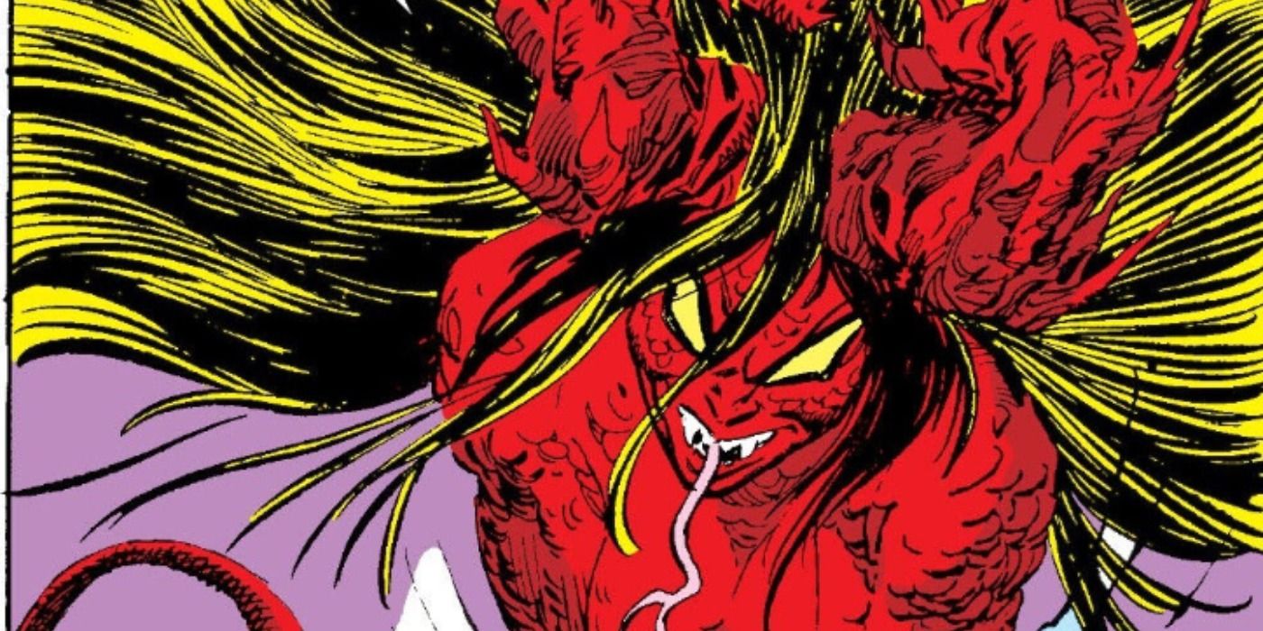 Magik turns into the Demon Chylde in Marvel Comics.
