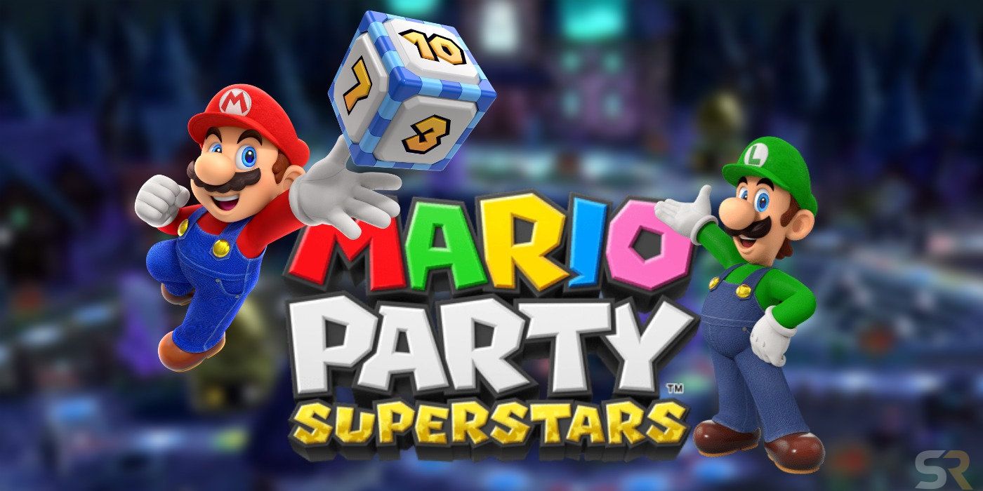 Mario Party Superstars Logo Luigi Blurred Horror Land