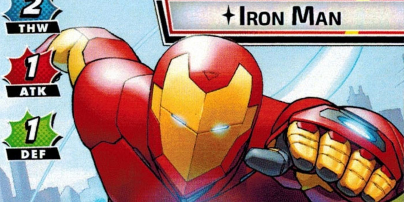 An Iron Man card in Marvel Champions