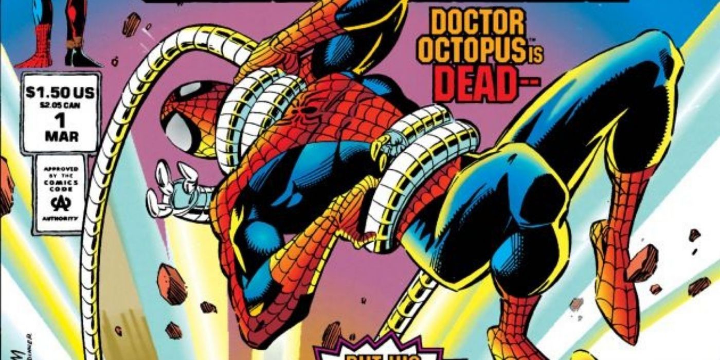 Spider-Man trapped in Doc Ock&rsquo;s tentacles