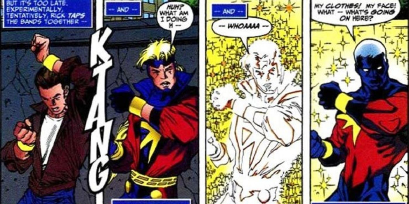 Mar-Vell and Rick Jones in Marvel Comics