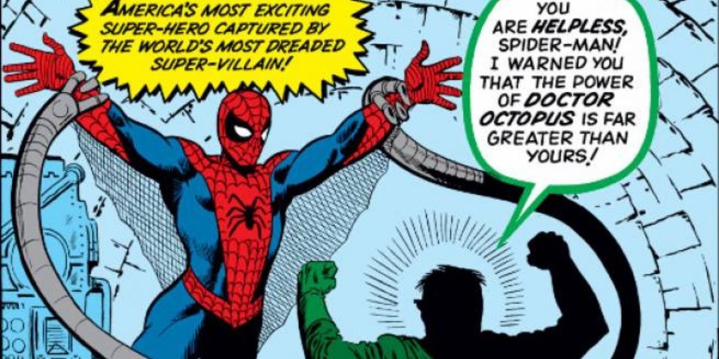 Spider-Man battles Doctor Octopus