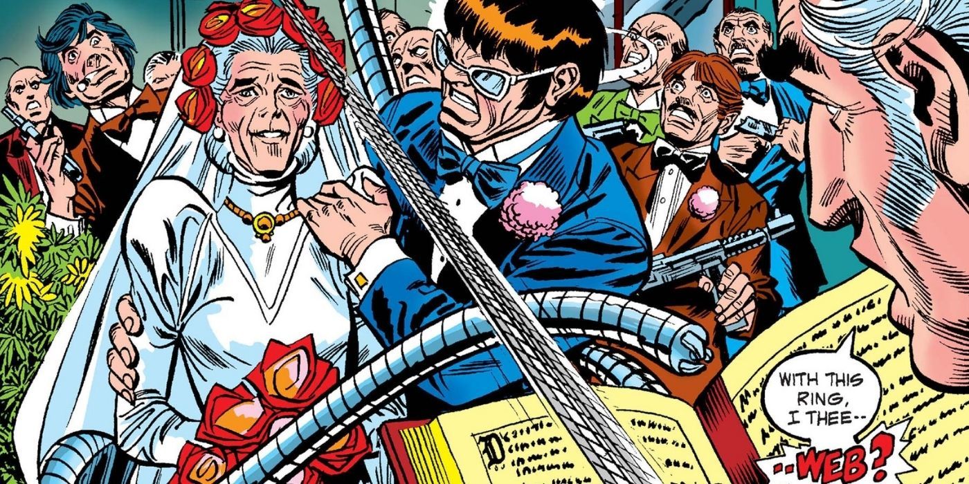 Doc Ock marrying Aunt May in Spider-Man comics