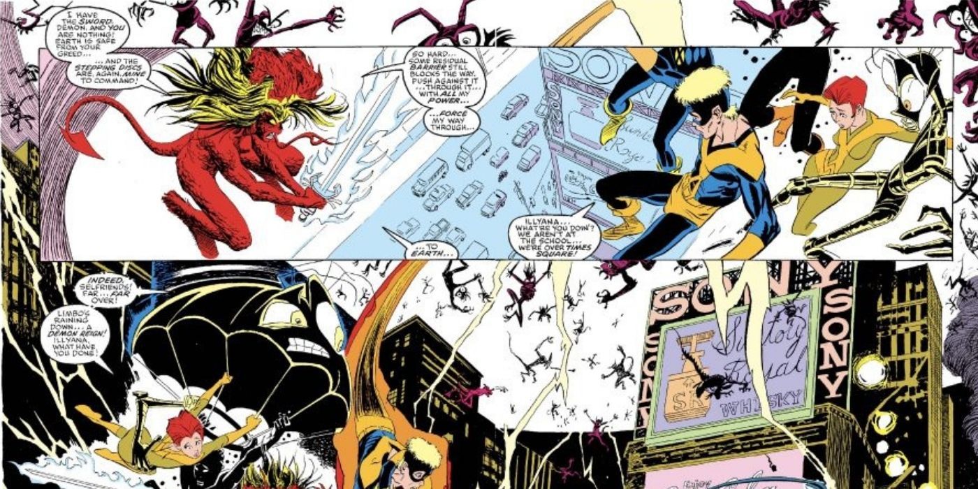 New York invaded by demons in X-Men comics