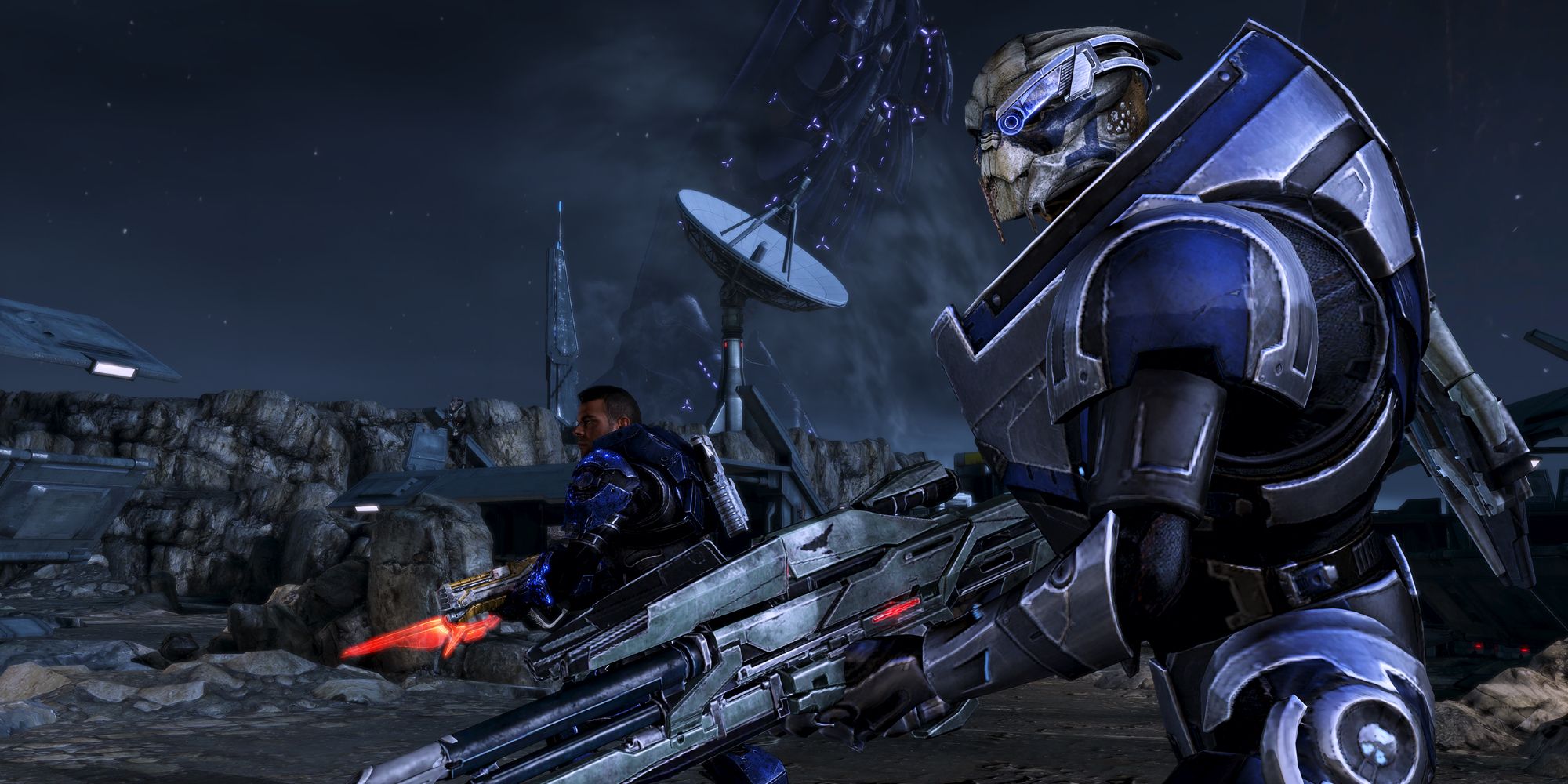Garrus put together a Reaper Task Force between Mass Effect 2 and 3