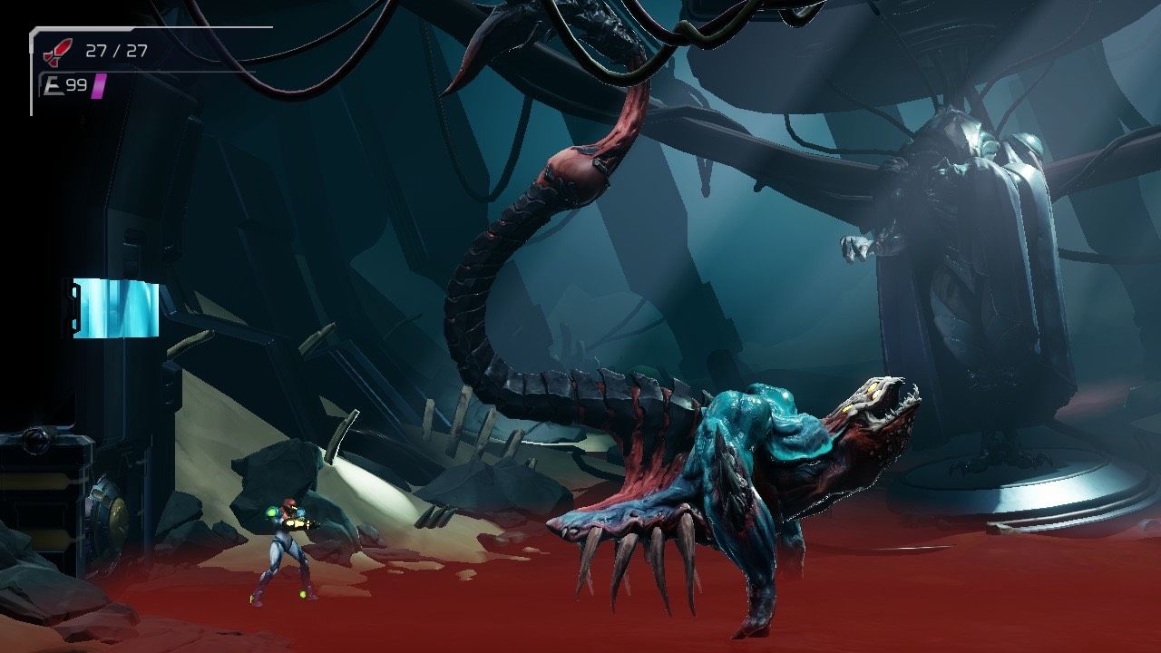 Metroid Dread Boss Fight