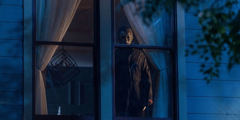 Michael Myers in his window