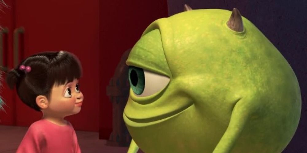 Mike Wazowski in Monster&rsquo;s Inc. smiling.