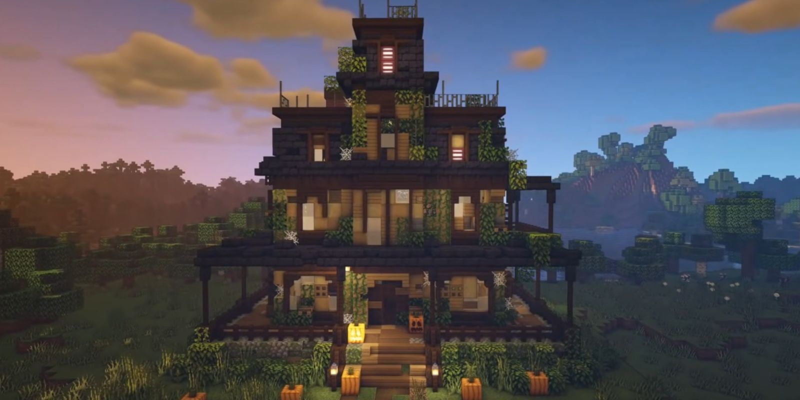 Minecraft Build Ideas For Haunted Houses Jack Lantern