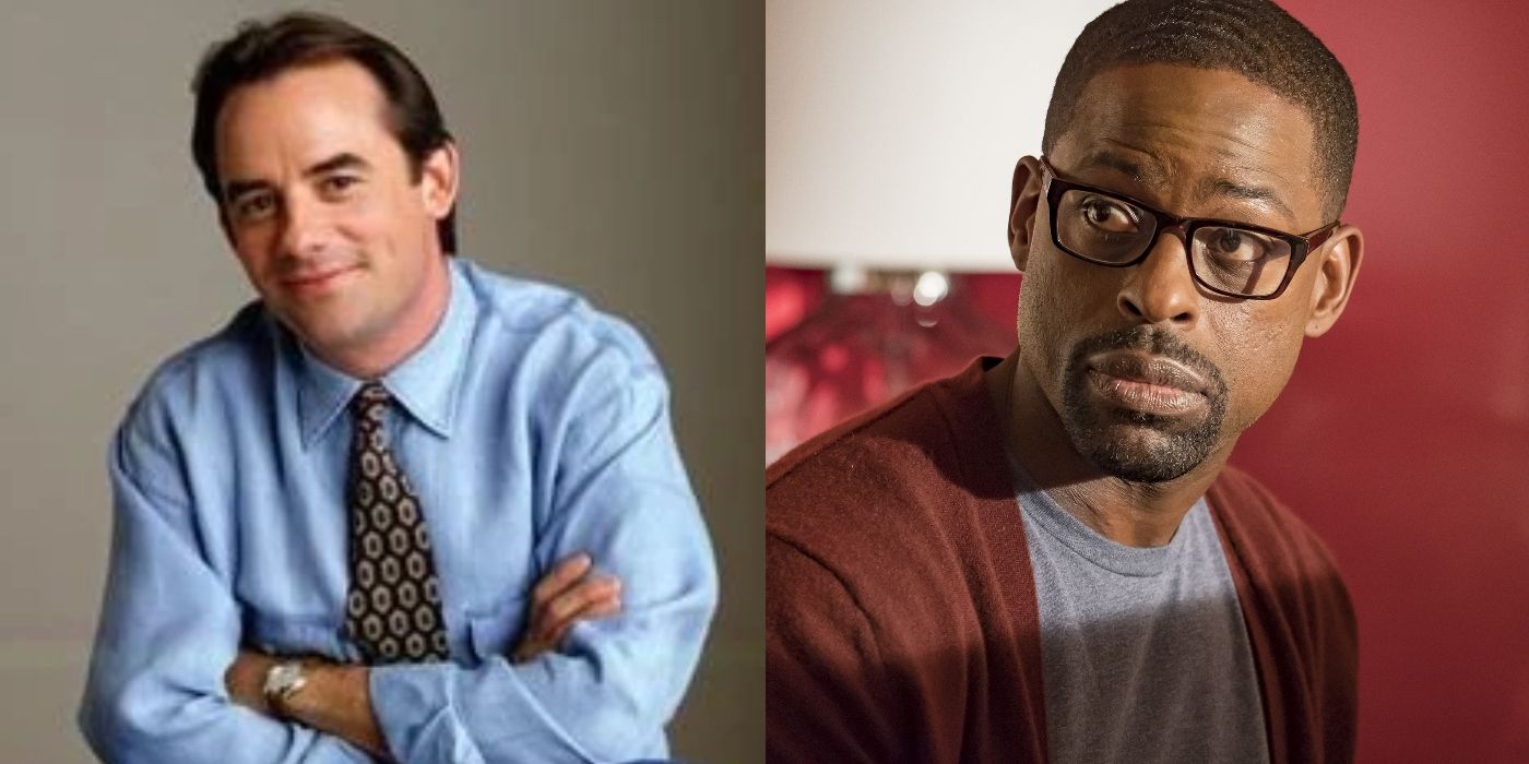 Split image of Tom Irwin on My So-Called Life and Sterling K. Brown on This Is Us