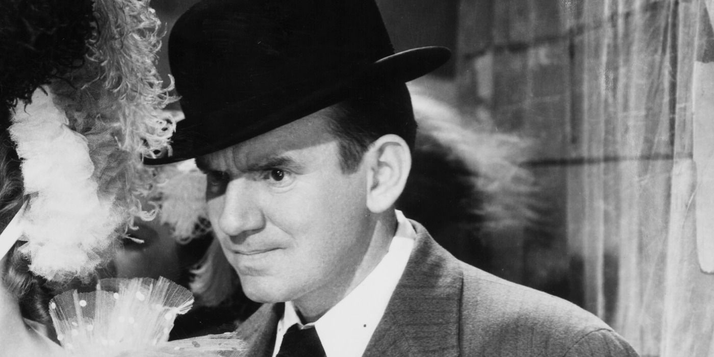 Ted Healy in one of his feature films frowning at something off camera.