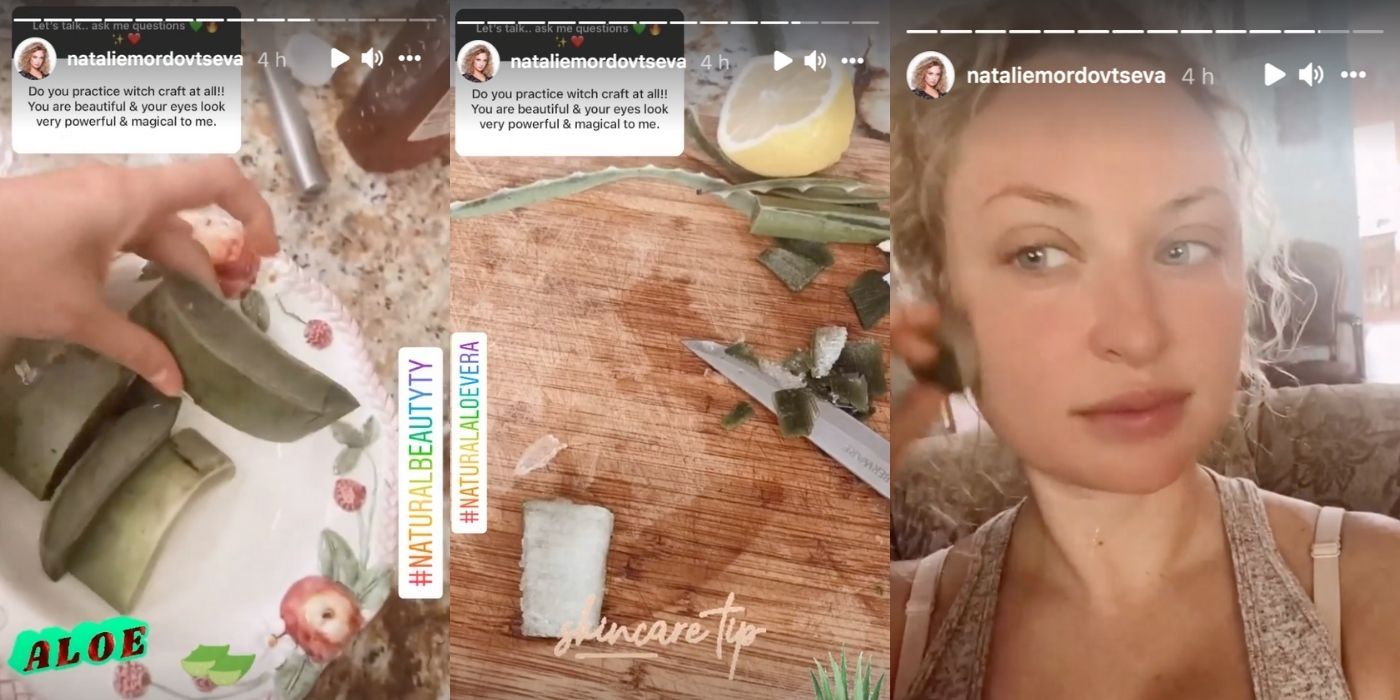 Natalie Mordovtseva-beauty secret-tip-glow-skin-90 Day Fiance