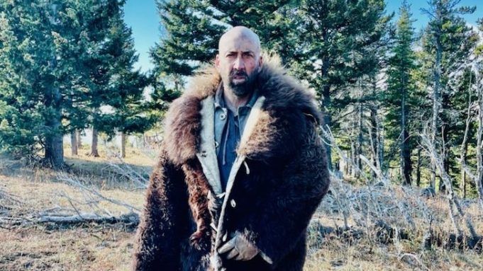 Nicolas Cage Shows Off Shaved Head For New Western Butcher’s Crossing