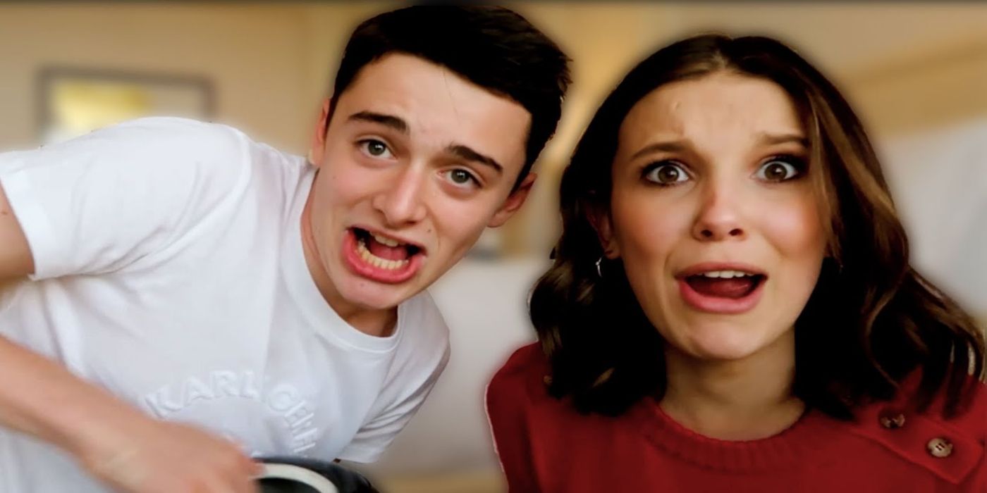 Millie Bobby Brown Pranked Noah Schnapp On Stranger Things Season 4 Set(00)