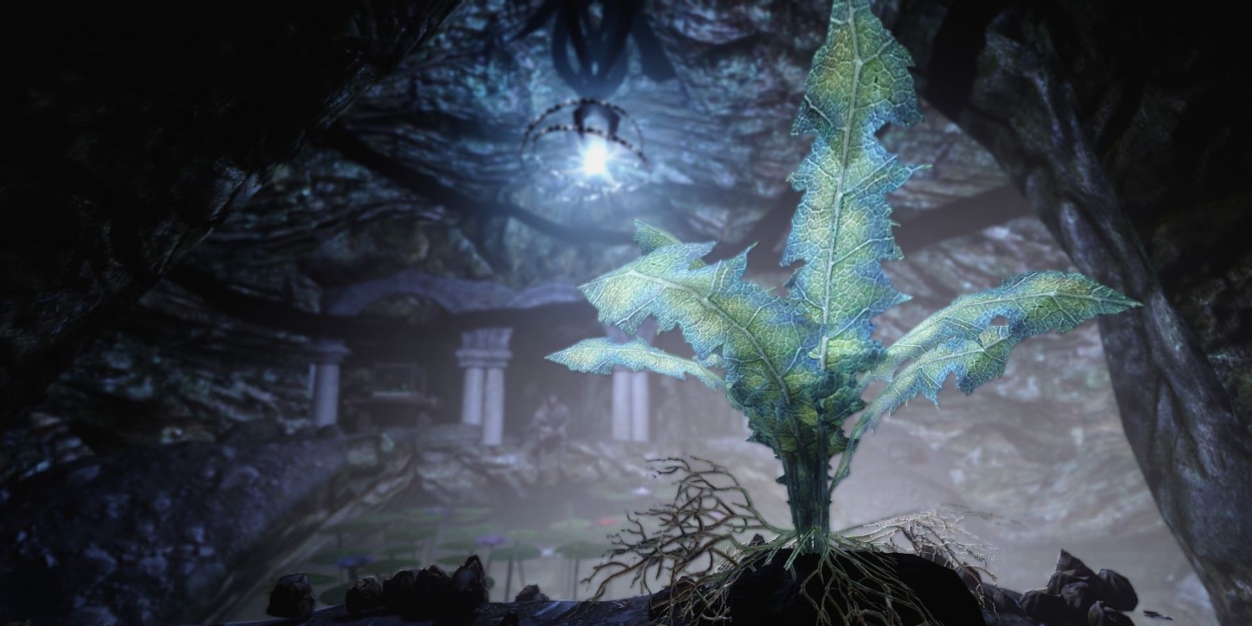 A Nirnroot plant from Oblivion and Skyrim